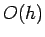 $O(h)$