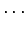 $\displaystyle \cdots$