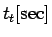 $t_{t} {\rm [ sec]}$