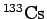 ${\rm ^{133}Cs}$