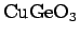 ${\rm Cu Ge O_3}$