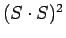 $(S \cdot S)^2$